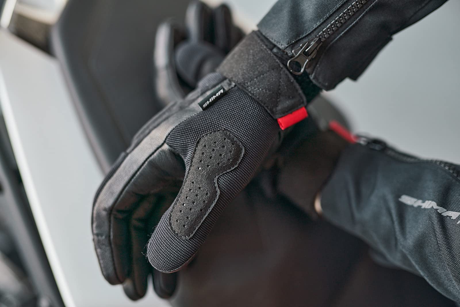 SHIMA Air 2.0 Motorcycle Gloves Men Leather Summer Biker Armoured Protectors Motorbike Perforated Ventilated Reinforced Touchscreen Motorsport Glove Street Motorbikes (Mens, Brown, L) - Image 5