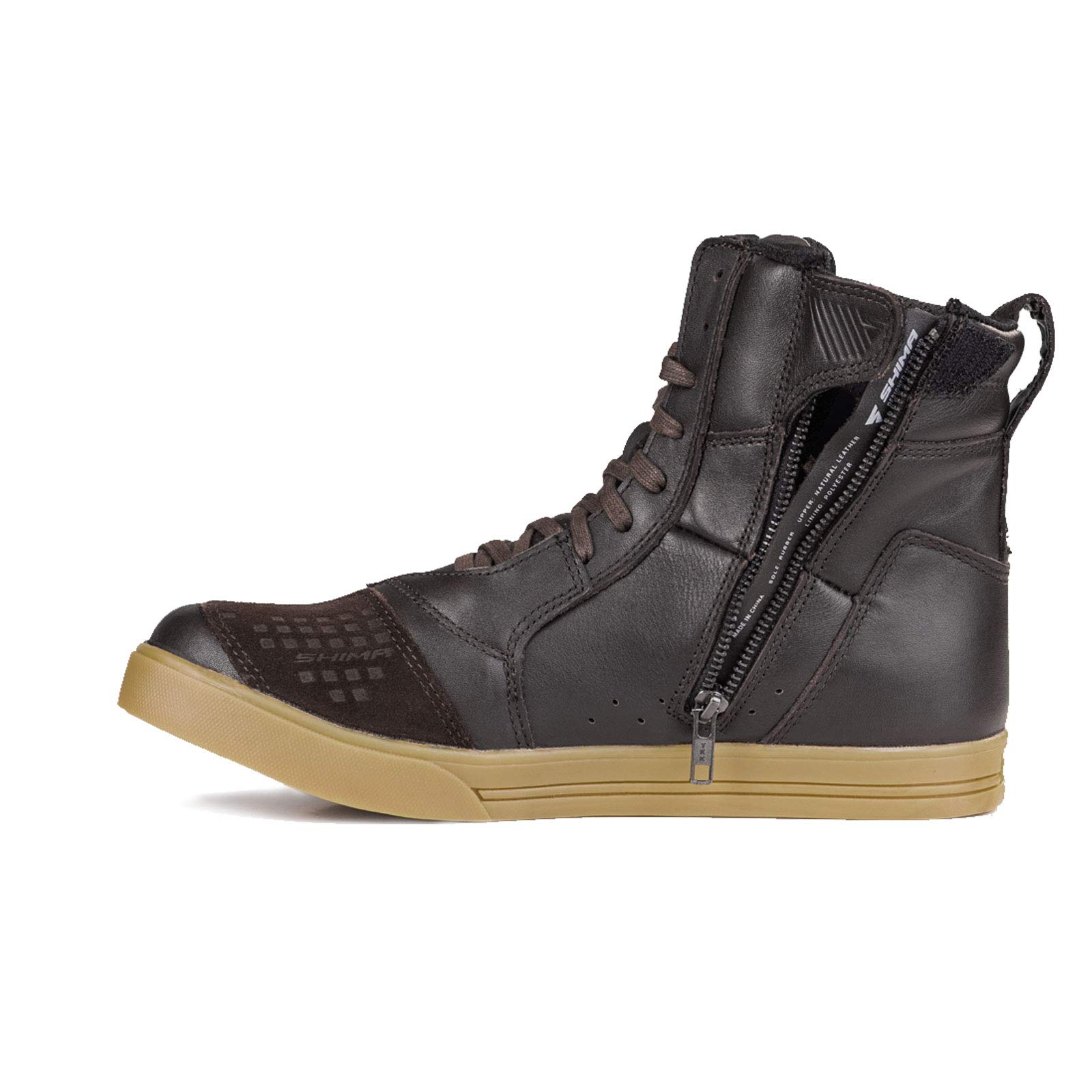 SHIMA Blake Boots Motorcycle Boots for Men Ventilated Leather Shoes Motorbike Short Ankle Protector Urban Bike Classic - Image 5