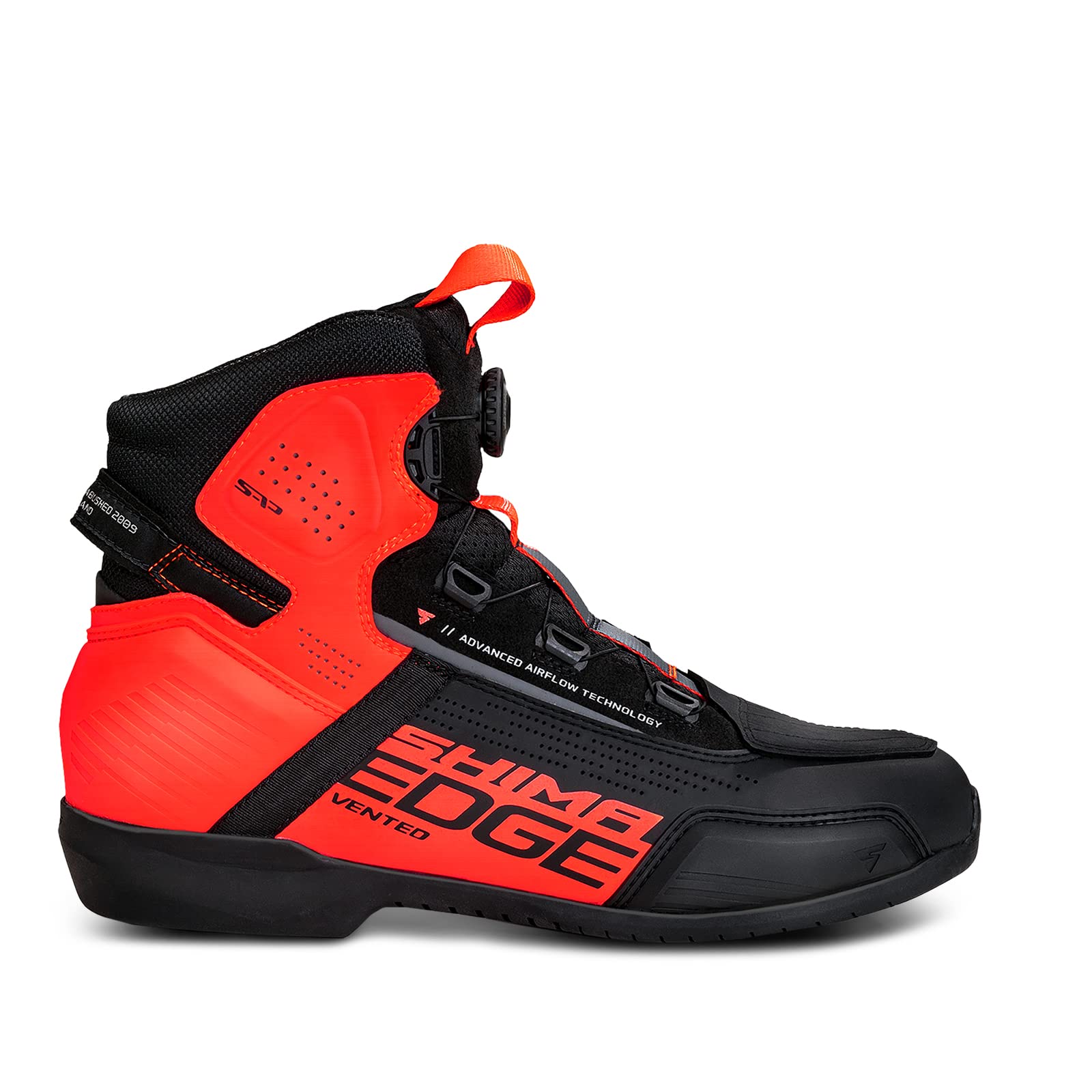 SHIMA Edge Motorcycle Riding Shoes Men Women Ventilated Waterproof Leather Boots Summer Suede ATOP Street Sport Stealth - Image 4