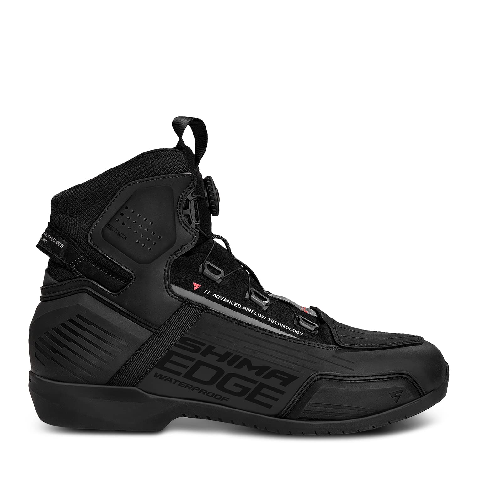 SHIMA Edge Motorcycle Riding Shoes Men Women Ventilated Waterproof Leather Boots Summer Suede ATOP Street Sport Stealth - Image 5