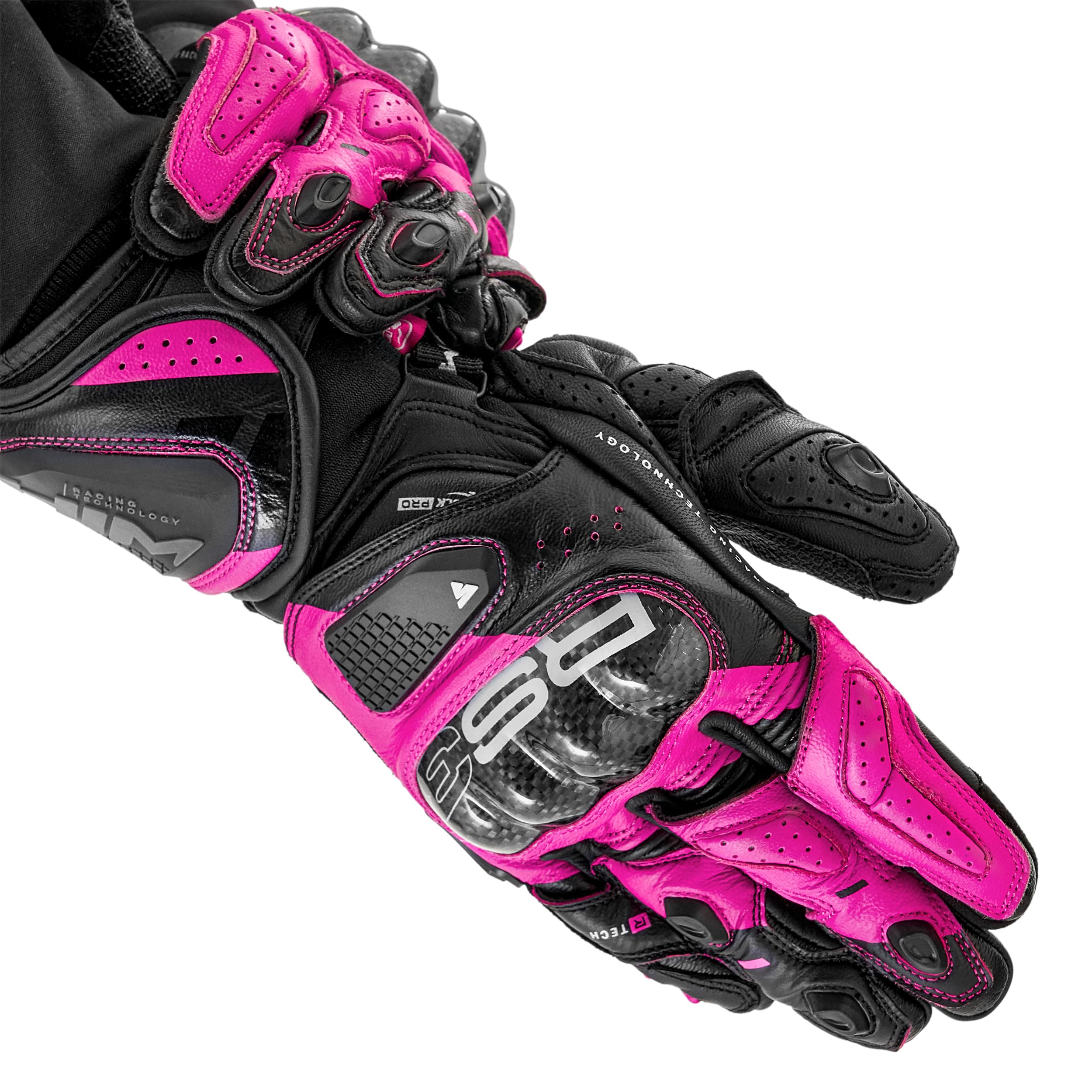SHIMA RS-3 Motorcycle Gloves Men Women Leather Long Biker Armoured Protectors Moto Sliders Racing Powersports Motorsport - Image 3