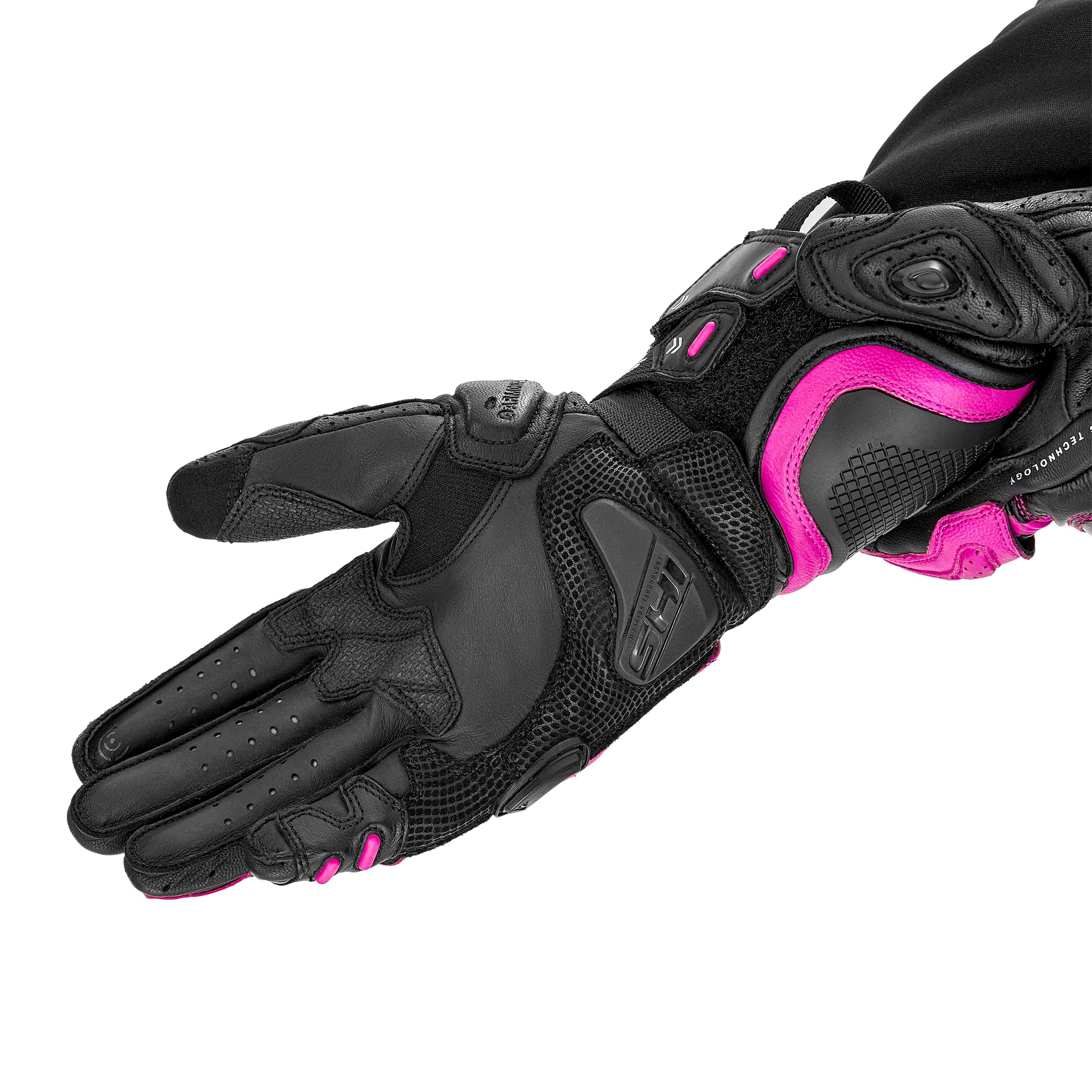 SHIMA RS-3 Motorcycle Gloves Men Women Leather Long Biker Armoured Protectors Moto Sliders Racing Powersports Motorsport - Image 6