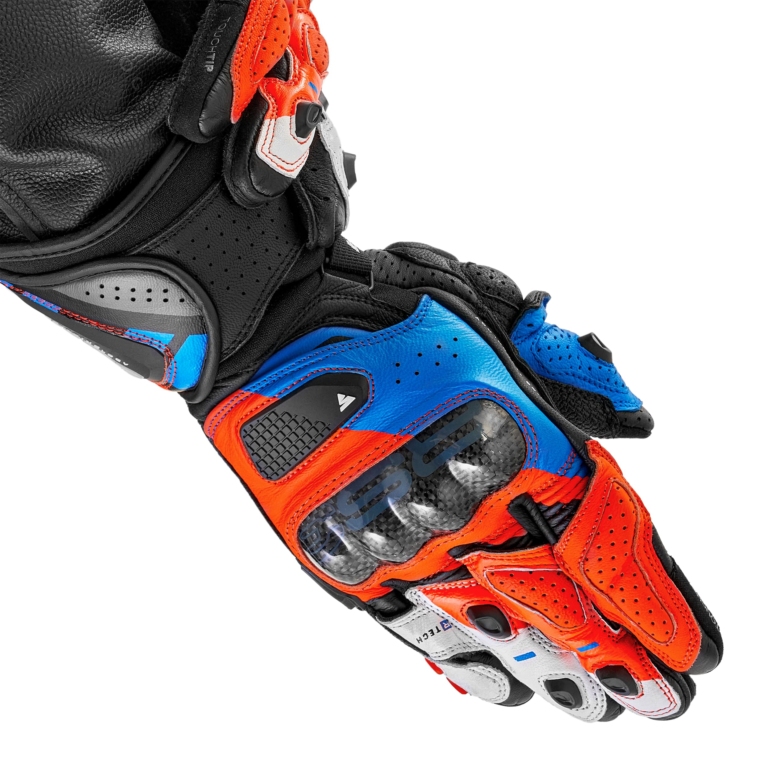 SHIMA RS-3 Motorcycle Gloves Men Women Leather Long Biker Armoured Protectors Moto Sliders Racing Powersports Motorsport - Image 3