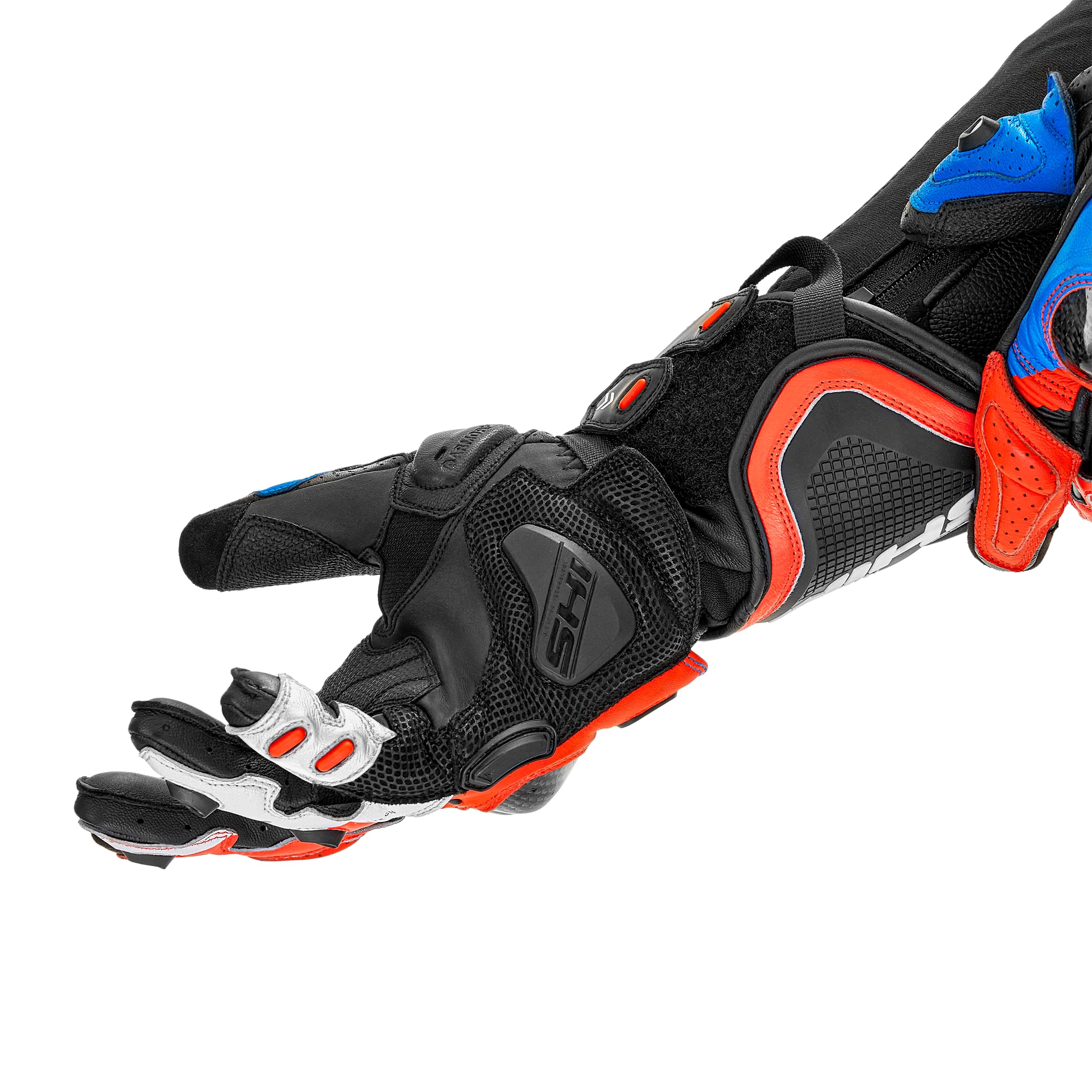 SHIMA RS-3 Motorcycle Gloves Men Women Leather Long Biker Armoured Protectors Moto Sliders Racing Powersports Motorsport - Image 5