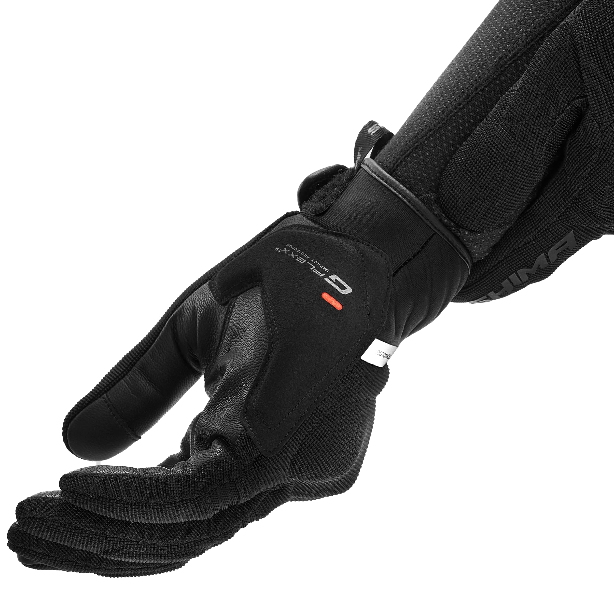 SHIMA Sonic Motorcycle Gloves Men Women Textile Leather Short Summer Biker Armoured Protectors Powersports Motorsport - Image 5