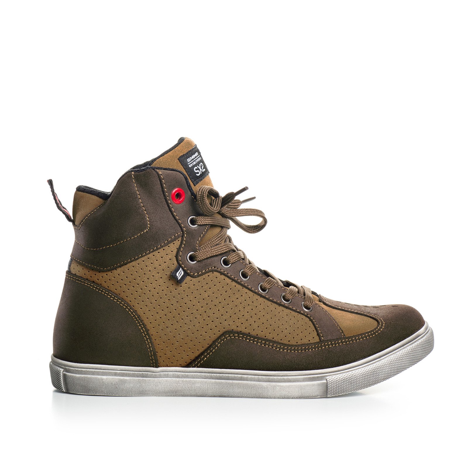 SHIMA SX-2 Motorcycle Shoes for men - Leather, Breathable, Reinforced Street Riding Shoes with Ankle Support - Image 3