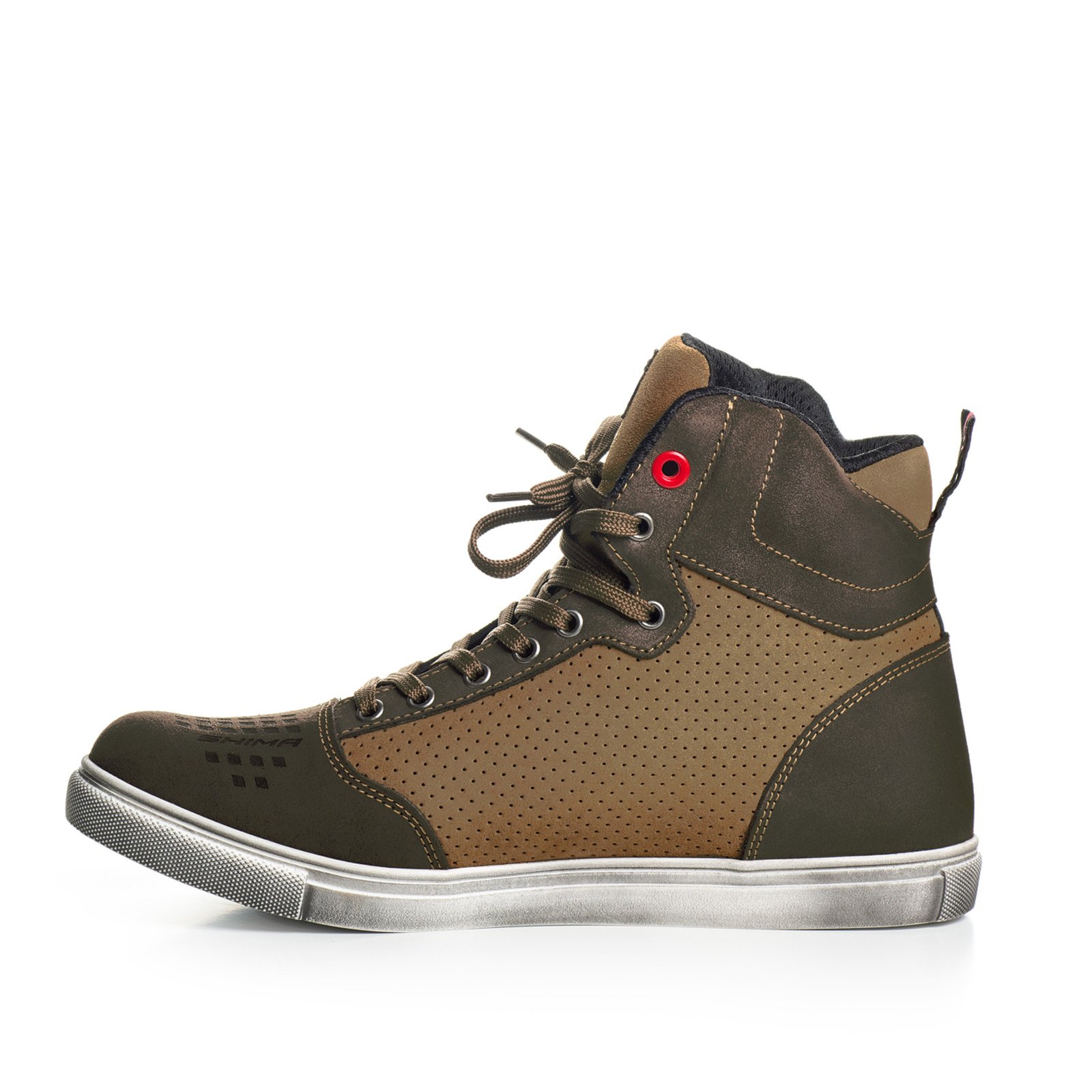 SHIMA SX-2 Motorcycle Shoes for men - Leather, Breathable, Reinforced Street Riding Shoes with Ankle Support - Image 4