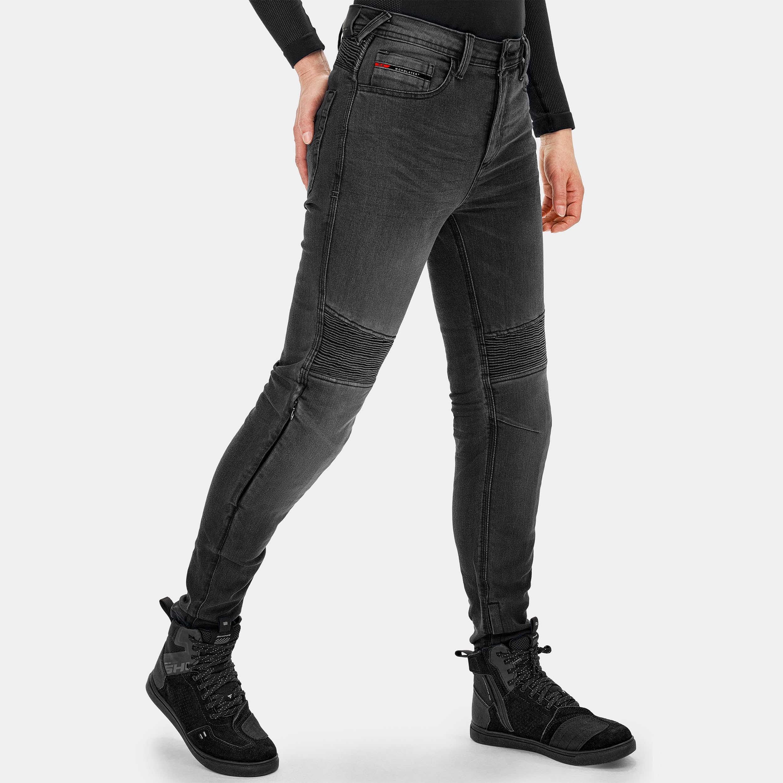 SHIMA Zenith Motorcycle Jeans for Men Women GFLEXX Knee Protectors Motorbike Mens Armoured Trousers Lightweight Bike - Image 3