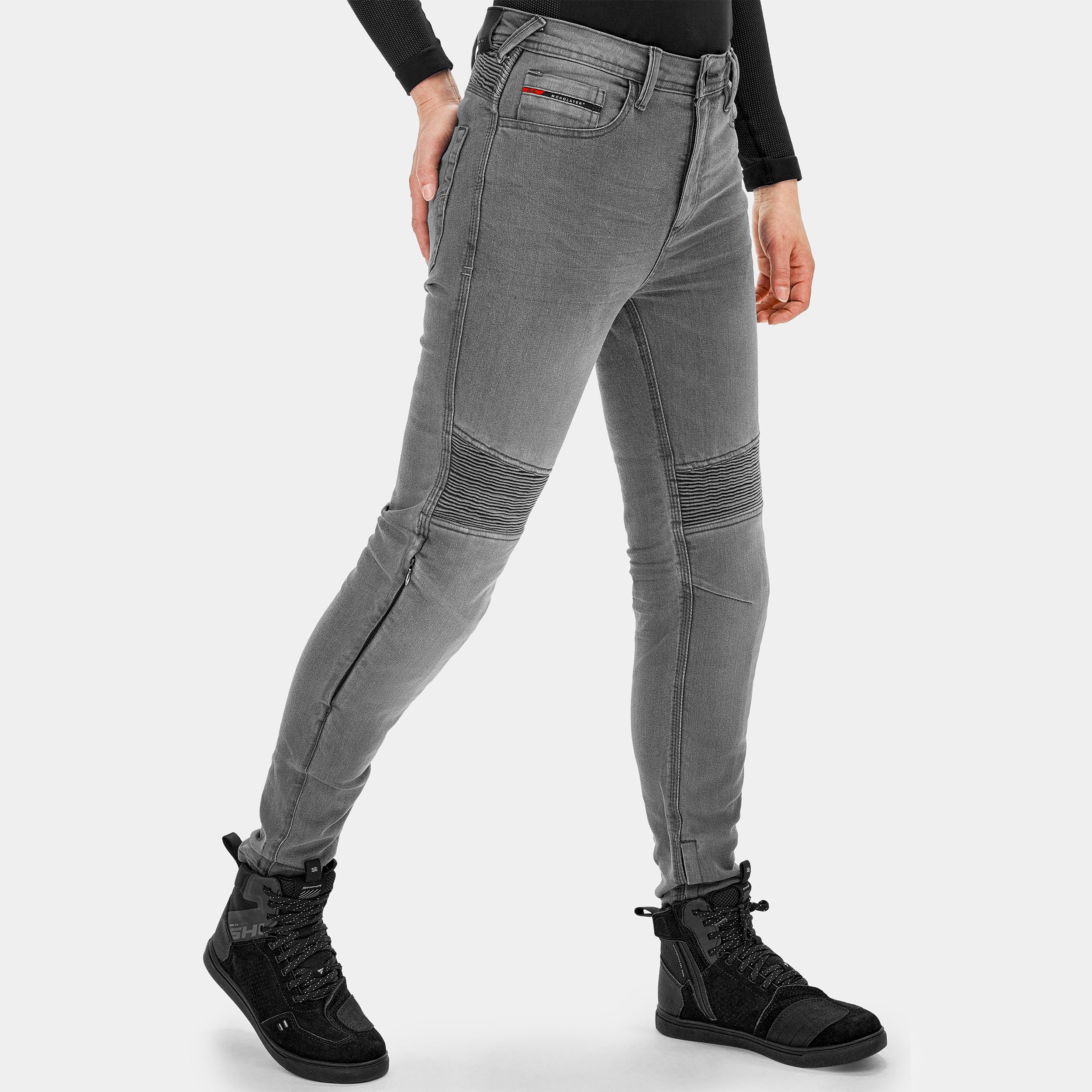 SHIMA Zenith Motorcycle Jeans for Men Women GFLEXX Knee Protectors Motorbike Mens Armoured Trousers Lightweight Bike - Image 3